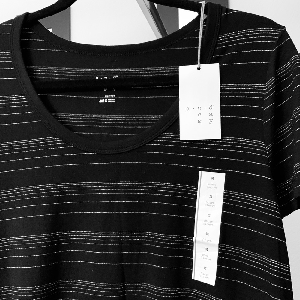 Black and Silver cute BRAND NEW T-Shirt.
